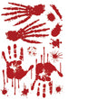 Halloween Decoration Bloodmark Wall Sticker Window Sticker