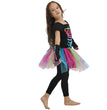 Halloween Cosplay Masquerade Children's Rainbow Skull Skeleton Costume