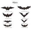 Halloween Bat Spider Wall Stickers Three-dimensional Decoration Window Scene Layout Wall Stickers 12