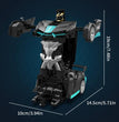 [Xmasgifts]Transform Easter RC Cars for Boys 3-15,2.4Ghz Remote Control 1:18 Scale Robot Deformation 360° Rotation Rechargeable Batteries Included High-Quality ABS Plastic Gift Set,Blackfriday,Christmas
