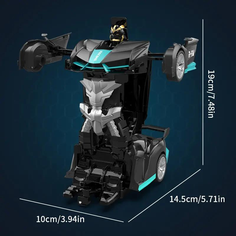 [Xmasgifts]Transform Easter RC Cars for Boys 3-15,2.4Ghz Remote Control 1:18 Scale Robot Deformation 360° Rotation Rechargeable Batteries Included High-Quality ABS Plastic Gift Set,Blackfriday,Christmas