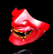 Halloween Prajna Mask Half Face Resin Horror Tactics