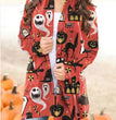 Halloween Theme Printed Coat Small Cardigan