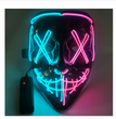 Black V Halloween Horror Glowing Mask