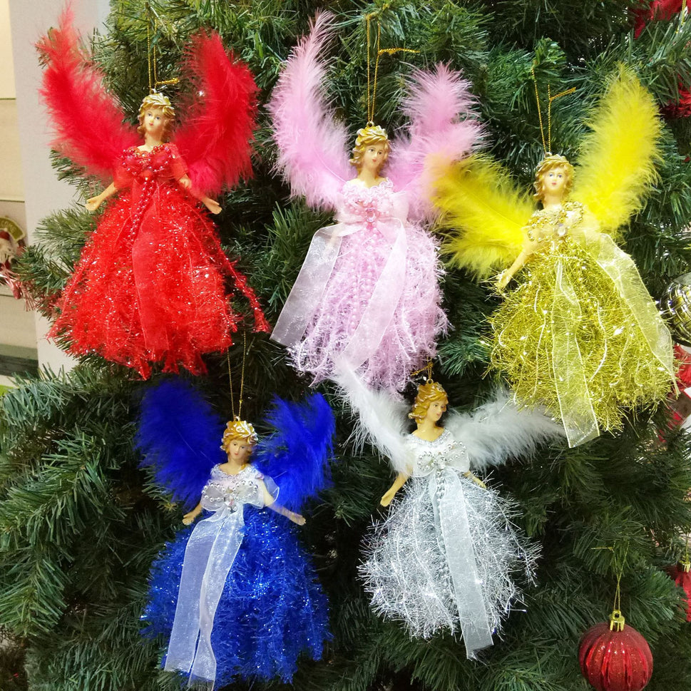 Christmas Children's Cute Doll Plush Angel Pendant