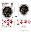 Theme Restaurant Halloween Series Midnight Return To The Soul Toilet Horror Toilet Sticker