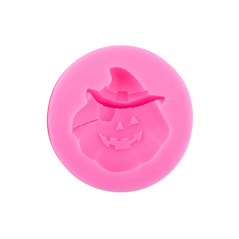 Halloween Pumpkin Head Skull Silicone Mould