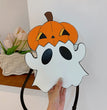 Halloween Shouder Bags Creative 3D Cartoon Pumpkin Ghost Design Cute Bags Women Cell Phone Purses Novelty Personalized Candy Crossbody Bags