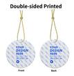 Home Decor Christmas Ceramic Round Pendant