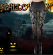 Women's Halloween Pumpkin Head Print Leggings
