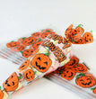 100Pcs Halloween Cone Bag Pumpkin Bat Spider Triangle Shape