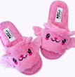 Halloween Shoes Cute Bat Slippers With Wings Winter Warm Home Slippers Women Men