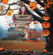 Halloween Pumpkin Bat Shape Craft Hanging Decoration
