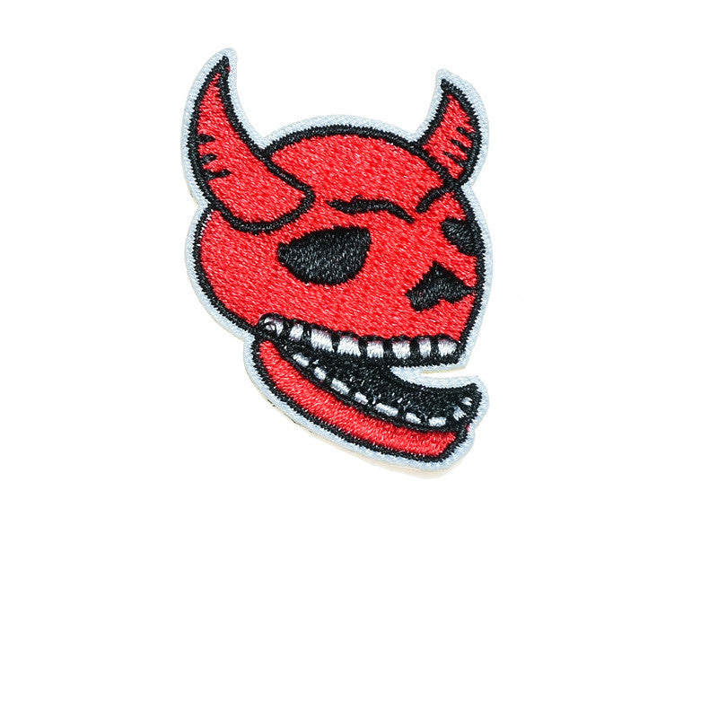 Cartoon Embroidery Halloween Clothes Pants Decorative Fabric Patch