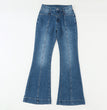 Shiying Casual Style High Waist Flared Pants Women's Autumn