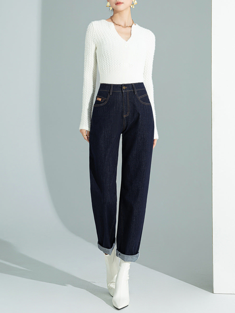 Women's Fashion Casual Loose High Waist Skinny Pants