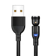Data Cable 540 Degree Blind Suction Round Magnetic Charging Cable Three-in-one Bent Magnetic Cable