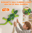 Wall-Climbing RC Gecko， a Rechargeable Remote Control Robot That Crawls on Floors and Walls! Features Stunning LED Eyes, Flapping Wings, and Makes a Cool Gift for Kids.