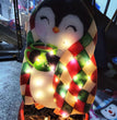 Christmas Scene Decoration With LED Lights Christmas Snowman Ornaments