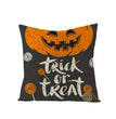 Home Halloween Pumpkin Linen Pillow Cover