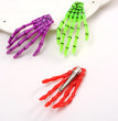 Halloween Skull Hand Claw Fluorescent Hairpin