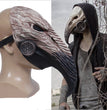Halloween Plague Doctor Mask Steampunk Beak Black Death Virus Cosplay Latex Headgear Mask