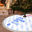 Fringed Edge Christmas Tree Padded Apron