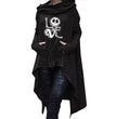 Long Sweatshirts Woman Irregular Letters Cloak Halloween