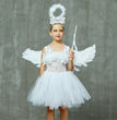 Halloween White Angel Play Costume Children's Performance Pettiskirt Suit Princess Dress