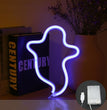 Halloween Ghost Neon Home Creative Modeling Lamp
