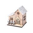 LED Luminous Wooden Christmas Small House