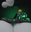 Halloween And Christmas Shoes Ins Luminous Shark Slippers Couple Men Women House Shoes Non-slip Bathroom Slippers Home