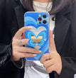Color Butterfly Stand Silicone Phone Case