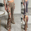 Women's Printed Slightly Flared Leggings