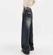 High Waist Wide Leg Jeans Large Size Women