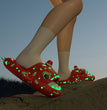 Halloween And Christmas Shoes Ins Luminous Shark Slippers Couple Men Women House Shoes Non-slip Bathroom Slippers Home