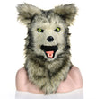 Stuffed Animal Gray Wolf Headgear Halloween Props