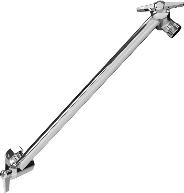 11" Solid Brass Adjustable Shower Arm Extension