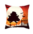Home Cartoon Halloween Velvet Pumpkin Head Pillowcase