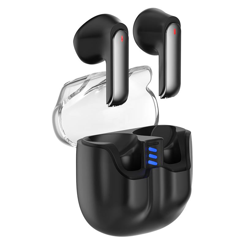 KRUNCHE Bluetooth Headphones Wireless Earbuds with Wireless Charging Wireless Headphones for Smart Phone Laptop Computer Sports