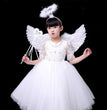 Wings Props Flower Girl Dress Up Halloween Christmas Show Feather Wings