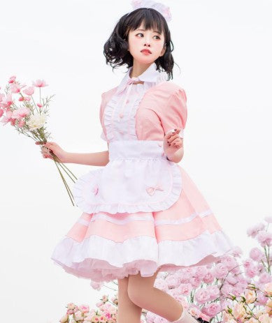 Maid Restaurant Maid Anime Costume Black And White Halloween