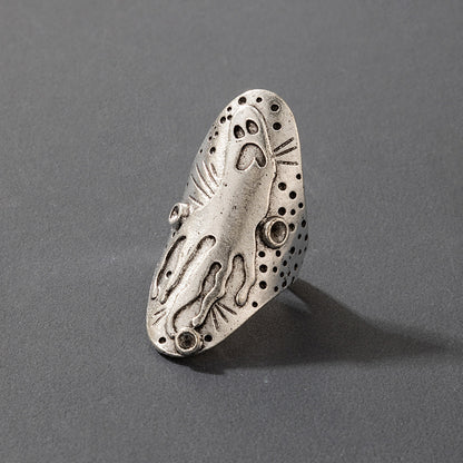 Halloween Ornament Vintage Ghost Single Ring