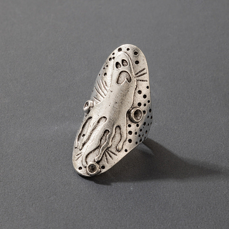Halloween Ornament Vintage Ghost Single Ring