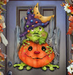 Wooden Halloween Decoration