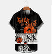 Halloween Print Loose Men's Shirt