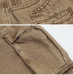 Overalls Men's And Women's Sports Loose Wide Leg Multi-pocket