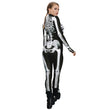Halloween Skeleton 3D Digital Printing Shaping Jumpsuit