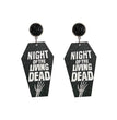Halloween Horror Eardrop Grave Undead Bat Cross Coffin Earrings