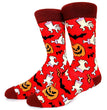 NEW Halloween Socks Pumpkin Bat Human Skeleton